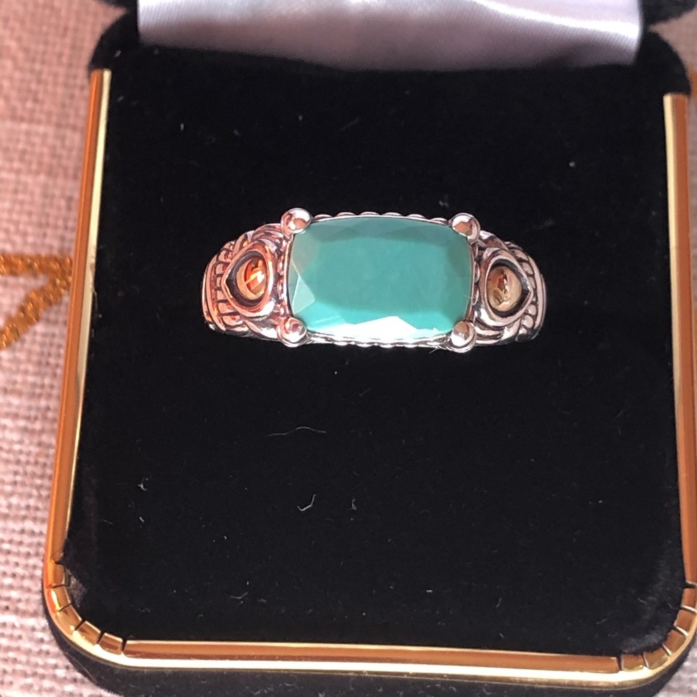 Rare John Hardy ring 925 and 14K Size 11